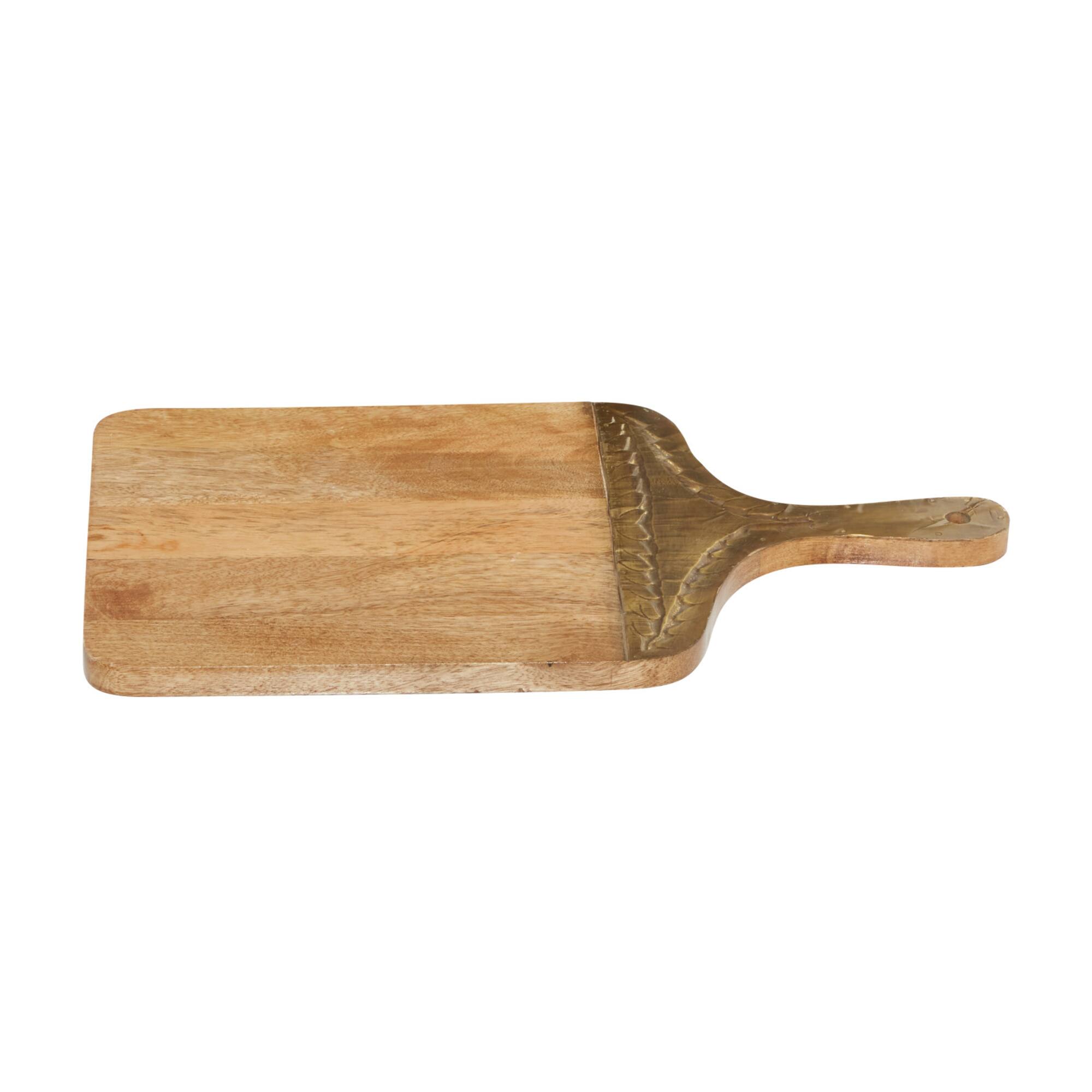18" Brown Wood Natural Decorative Cutting Board